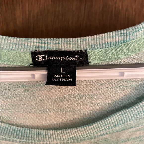 Champion Light Green Long Sleeve Tee - Picture 3 of 3